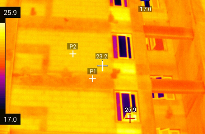 Handheld Thermal Camera in Building Inspection of Exterior Walls